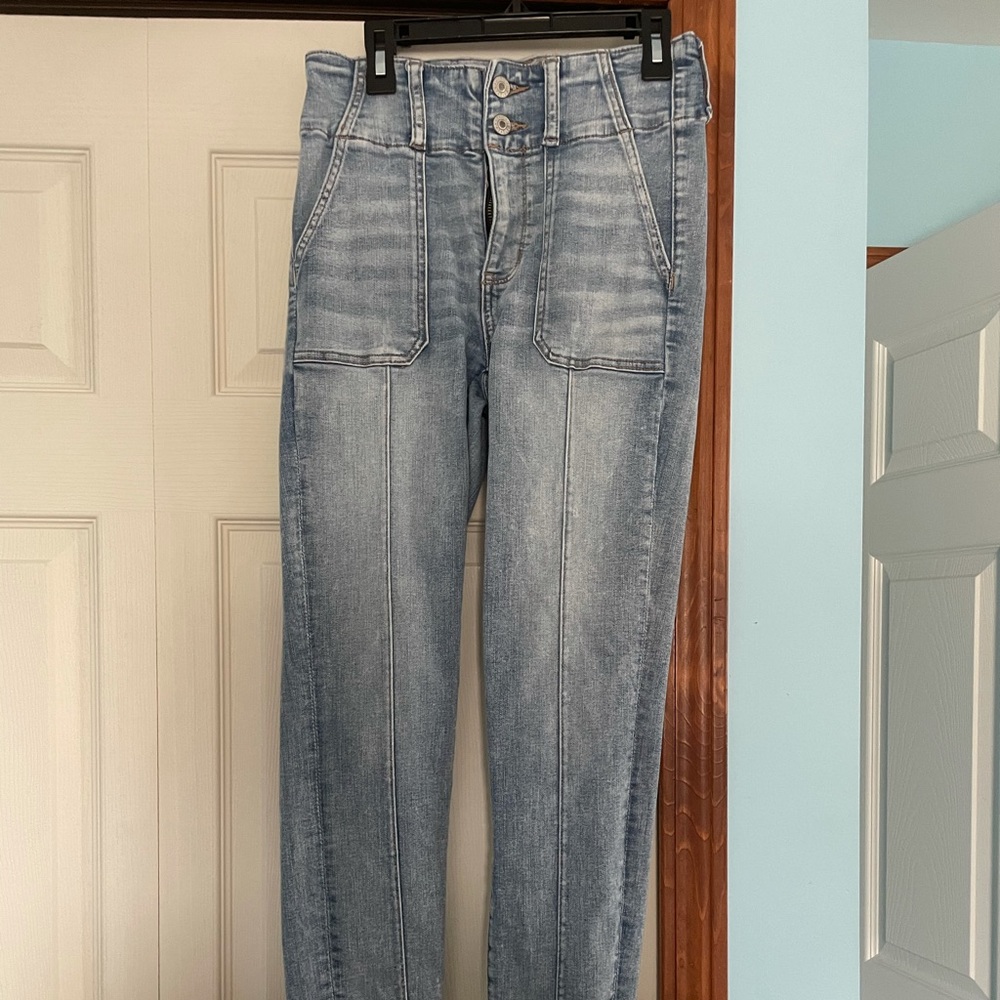 American eagle pattern jeans